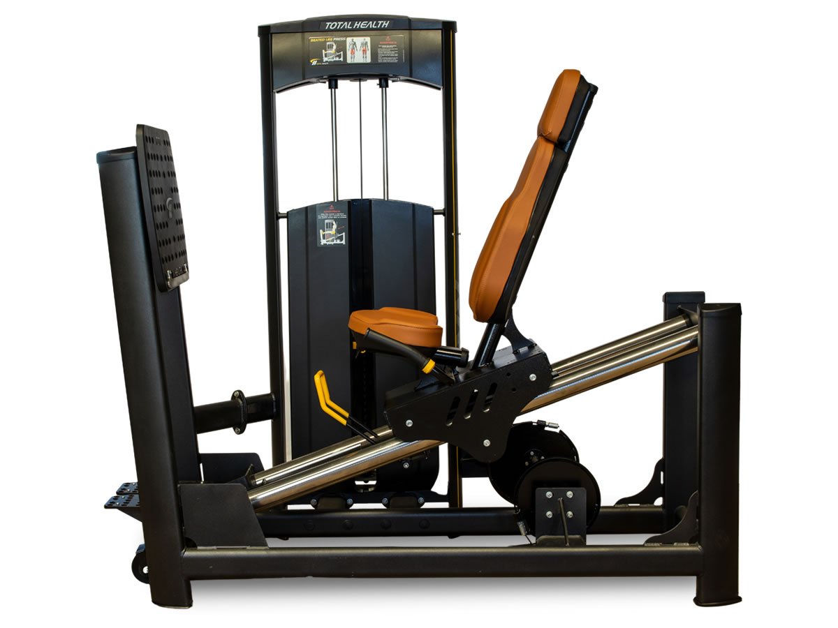 Apresentação da <b> Seated Leg Press Machine (Máquina Flexora Sentada) </b>