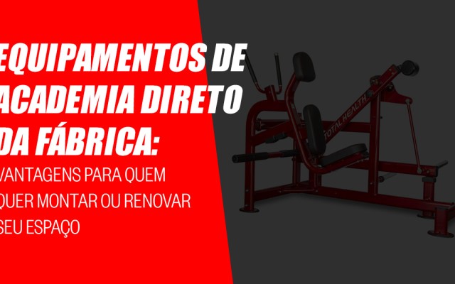 Equipamentos de academia direto da fábrica: por que vale a pena investir